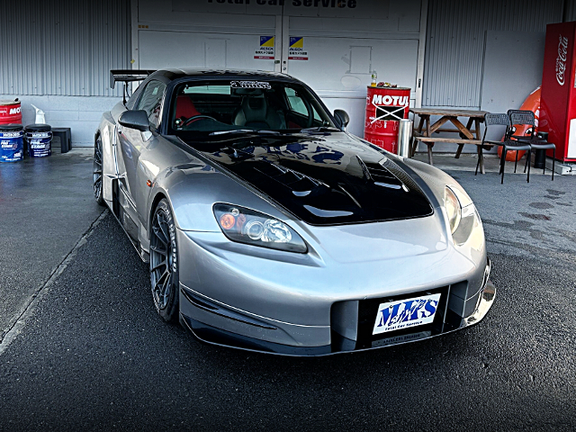front exterior of AMUSE GT1 WIDEBODY AP1 S2000.