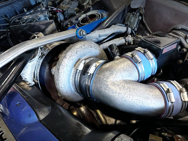 HKS TO4S Turbocharger on RB26.
