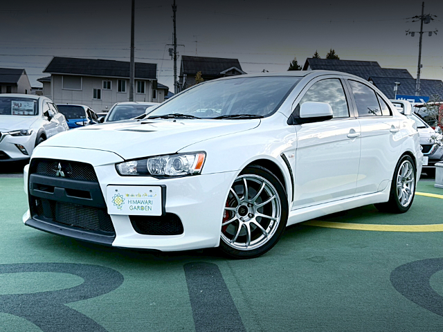 Front exterior of LANCER EVOLUTION X GSR.