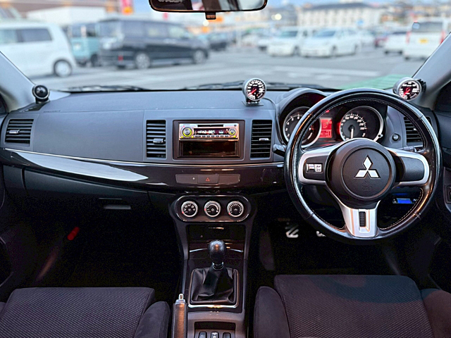Interior Dashboard of LANCER EVOLUTION X GSR.