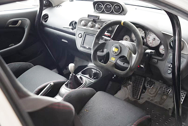 Interior of DC5 INTEGRA TYPE-R.