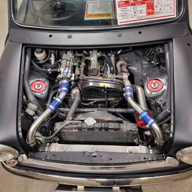 F6A 660cc engine With HT07 turbocharger.