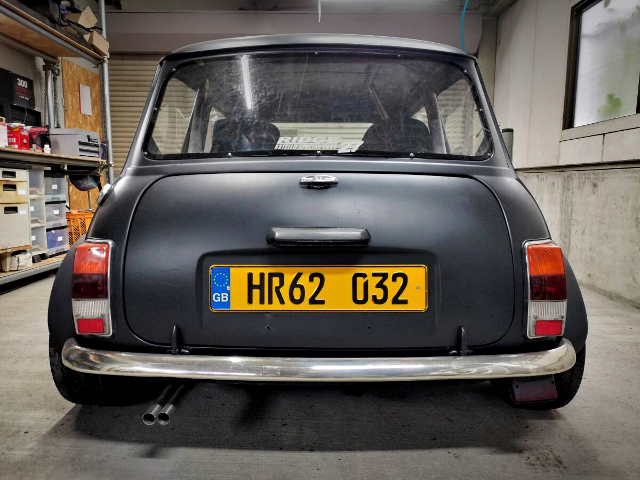 Rear exterior of DRIFT SPEC CLASSIC MINI.