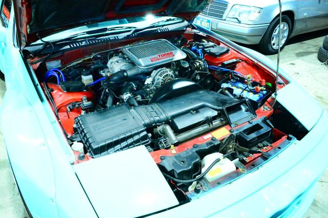 13B-T rotary turbo engine of PANDEM WIDEBODY FC3S RX-7 GT-X.