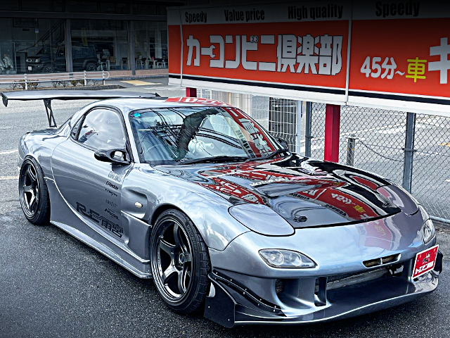 Front exterior of WIDEBODY FD3S RX-7.