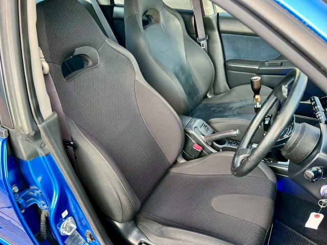 Interior seats of WIDEBODY GDB IMPREZA WRX STi.