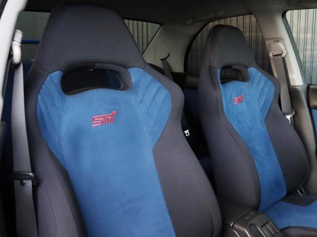 Interior seats of GDB IMPREZA WRX STi LIMITED.