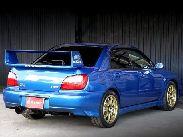 Rear exterior of GDB IMPREZA WRX STi LIMITED.