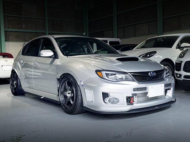 Front exterior of GRB IMPREZA WRX STI.