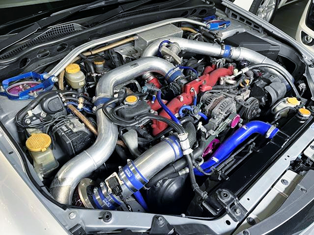 EJ207 2000cc Boxer turboengine.