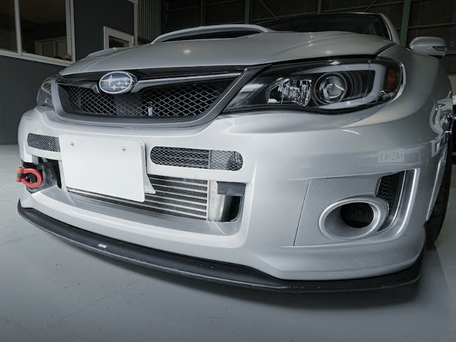 Front mount intercooler installed GRB IMPREZA WRX STI.