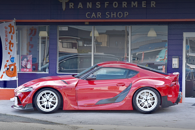 left Side exterior of HKS WIDEBODY DB22 GR SUPRA SZ-R.