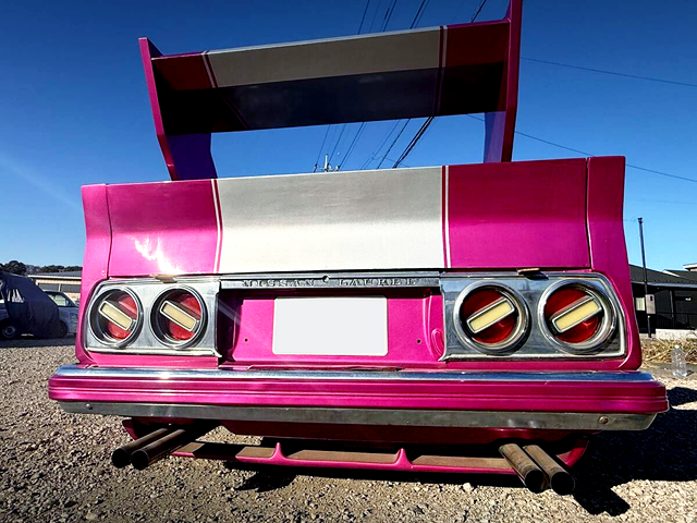 Rear exterior of KAIDO RACER Build WORKS WIDEBODY HC231 LAUREL.