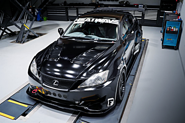 Front exterior of KAZAMA-AUTO WIDEBODY! 2nd Gen LEXUS IS 250.