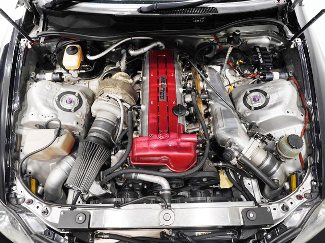 2JZ Witn BorgWarner SINGLE TURBO.