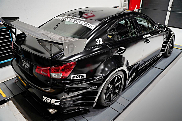 Rear exterior of KAZAMA-AUTO WIDEBODY! 2nd Gen LEXUS IS 250.