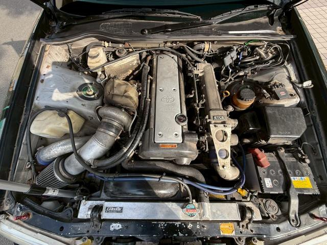 1JZ-GTE with AFTERMARKET TURBOCHARGER.