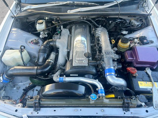 VVT-i 1JZ-GTE turbo engine.