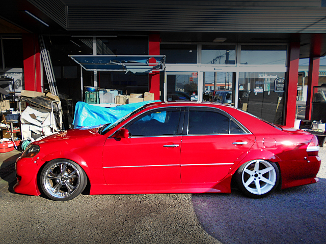 Left Side exterior of Donki Express Shopping Build JZX110 Mark II iR-V.