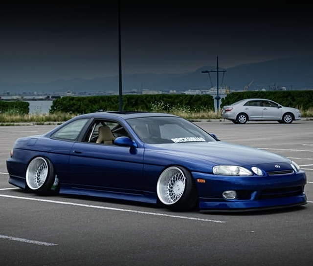 Front exterior of Stance JZZ30 TOYOTA SOARER.
