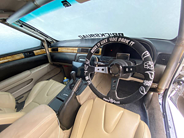Interior of Stance JZZ30 TOYOTA SOARER.