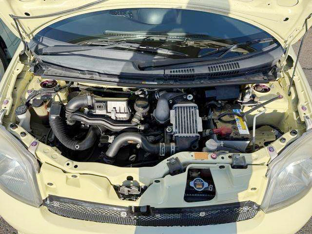 KF turbo engine in the L235S DAIHATSU ESSE engine room.