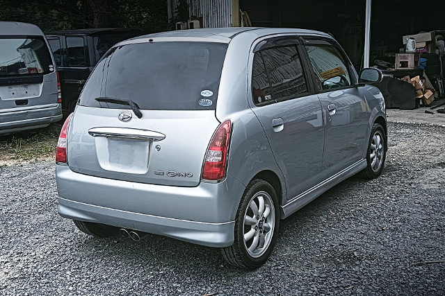Rear exterior of 2nd Gen DAIHATSU MIRA GINO.