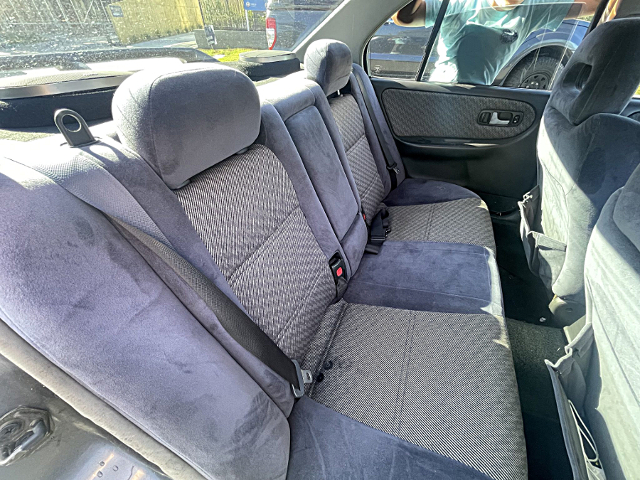 Backseat of 1st Gen P10 NISSAN PRIMERA.