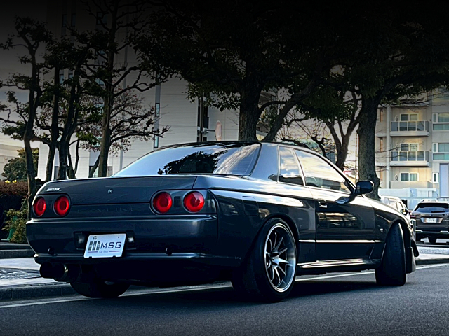 Rear exterior of R32 NISSAN SKYLINE GT-R.