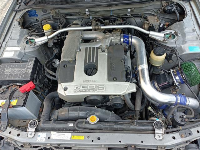 RB25DE 2.5L With BLOT-ON TURBO.