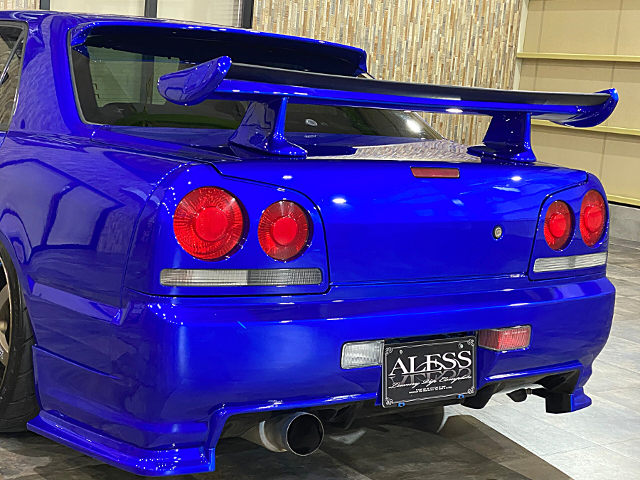 Tail lights of R34 SKYLINE 4-DOOR.