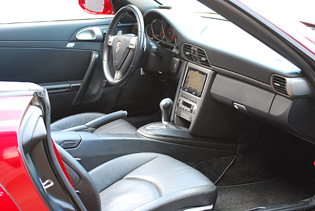 interior dashboard of RWB WIDEBODY Porsche 997 Cabriolet Carrera 4 Tiptronic S.
