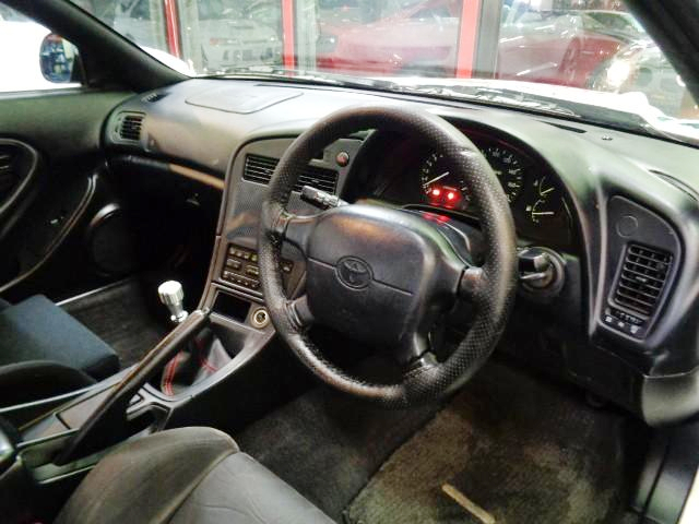 Interior dashboard of CASTROL Livery ST202 TOYOTA CELICA SS-III.