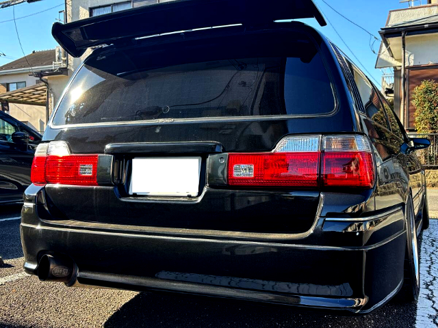 Rear exterior of WGC34 STAGEA.