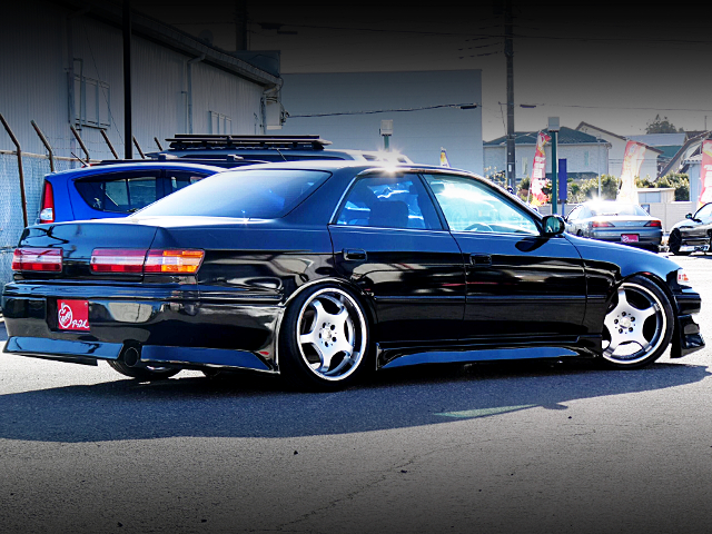 Rear exterior of X100 TOYOTA MARK II.