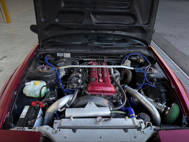 SR20DET With GARRETT turbocharger.