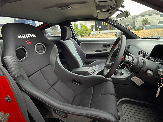 Interior seats of ROCKET BUNNY WIDEBODY 180SX.