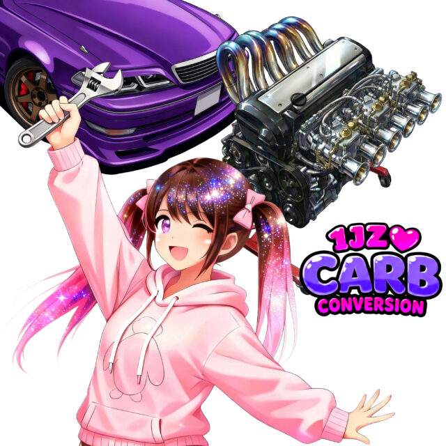 1JZ改キャブ仕様 JZX100マークII ＆ PINKちゃん