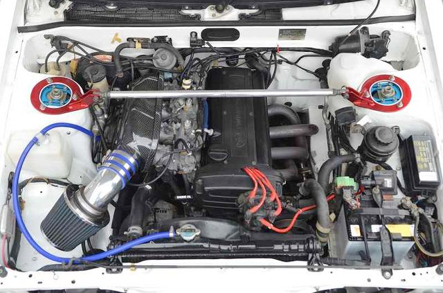 20-VALVE 4AG engine.