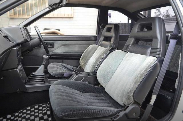 Seats of AE86 COROLLA LEVIN GT APEX.