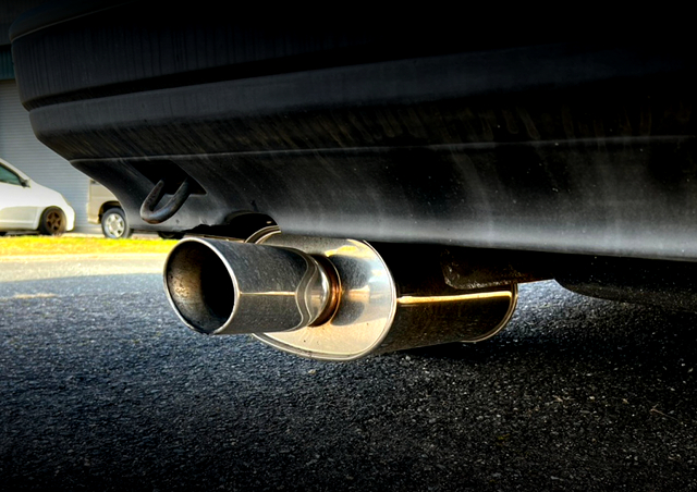Aftermarket exhaust muffler.