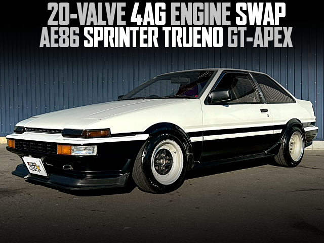 20-VALVE 4AG ENGINE swapped AE86 SPRINTER TRUENO GT-APEX.