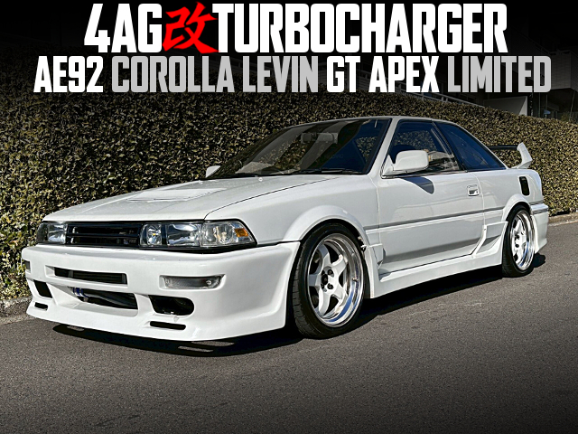 4AG With TURBOCHARGER in the AE92 COROLLA LEVIN GT APEX LIMITED.