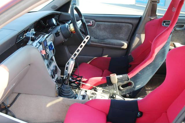 Interior of WIDEBODY C35 NISSAN LAUREL.
