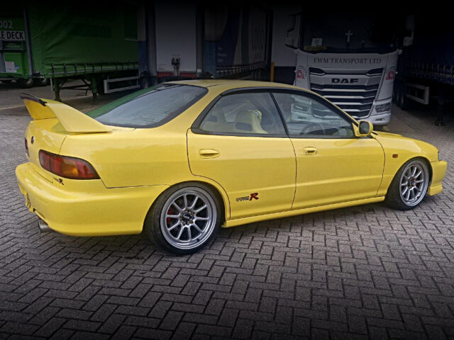 Rear exterior of DB8 HONDA INTEGRA 4-DOOR.