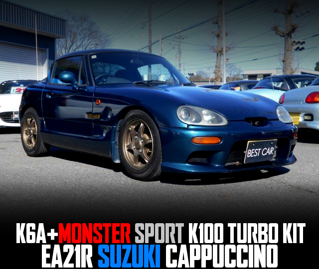 K6A With MONSTER SPORT K100 TURBO KIT in the EA21R SUZUKI CAPPUCCINO.