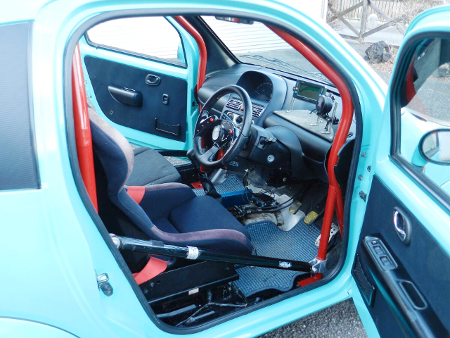 Interior of EC22S SUZUKI TWIN.