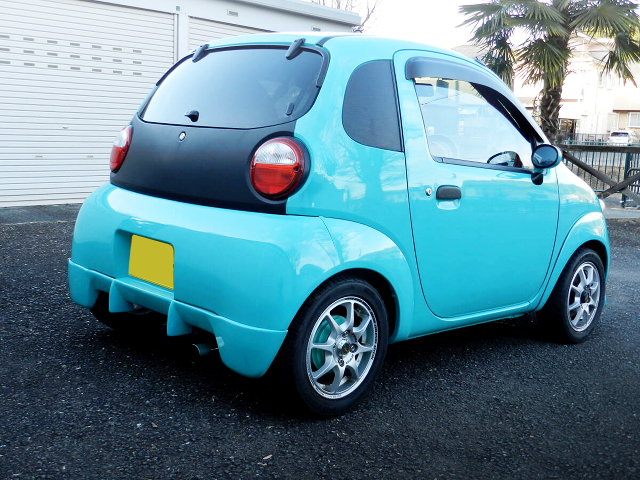 Rear exterior of EC22S SUZUKI TWIN.