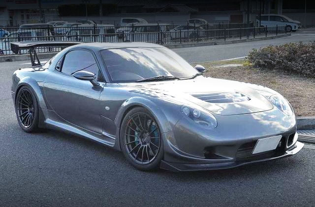 Front exterior of RE AMEMIYA SUPER GREDDY III EVO BODY FD3S RX-7 TYPE-R.
