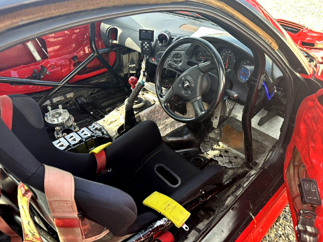 Interior of WIDEBODY FD3S MAZDA RX-7.